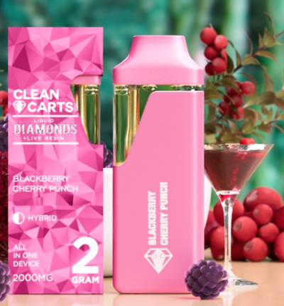 CLEAN CARTS BLACKBERRY CHERRY PUNCH
